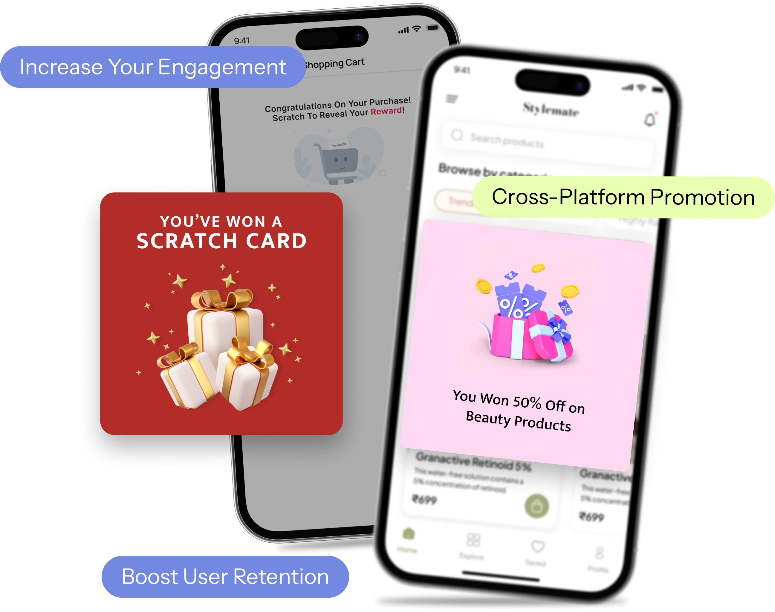 AppStorys feature scratch cards